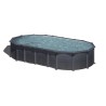 Piscina acciaio GRE serie CAPRI 730x375x132h Ovale