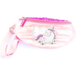 Nice Group - Girabrilla Puffer Waist Bag Pink, 1 Marsupio Unicorno regolabile Rosa - NICE19069