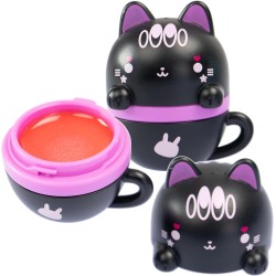 Nice Group - MOMOMI Kuchicappu Lipgloss, 1 Lucidalabbra a Tazzina con Tappo a forma di Gatto a sorpresa - NICE48540