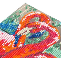 Nice Group - Diamantiny Level Up - Animals Paintings - AttivitÃ  Crystal Art, Diamond Painting Kit, crea il mosaico Fenicotteri 