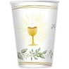 Big Party - 8 Bicchieri 200 CC Olive Green di Carta (Plastic Free) Comunione - DI74969