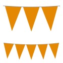Festone Bandierine in plastica 500 x 25 cm Arancio, MT5, DI1006108