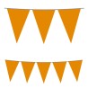 Festone Bandierine in plastica 500 x 25 cm Arancio, MT5, DI1006108