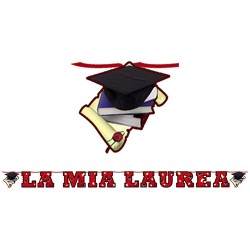 Festone Kit con maxi scritta La Mia Laurea, 6mt, DI60433