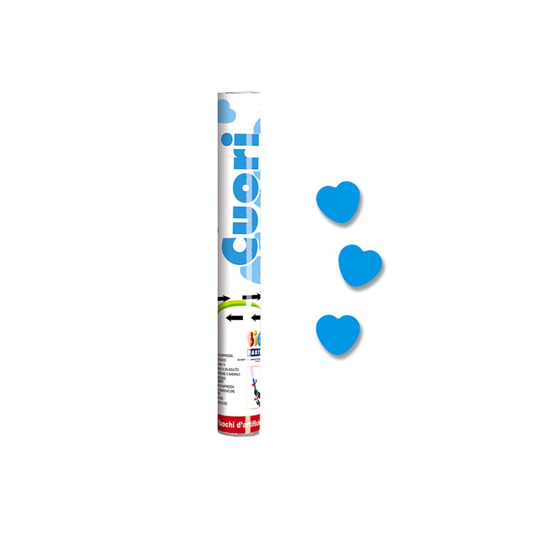 Cannon Sparacoriandoli 30 cm Cuori Celesti, DI50098