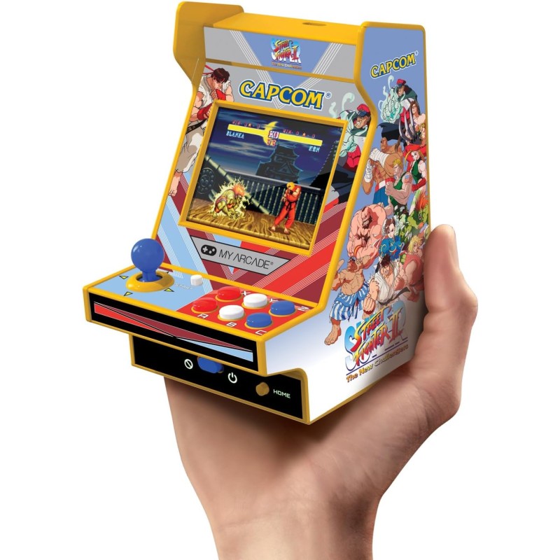 My Arcade - Retro Arcade Video Games Machine Super Street Fighter II Nano Player Portatile (2 GIOCHI IN 1) Vintage (8 Bit) - A41