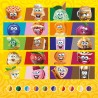 Crayola - Silly Scents, Pennarelli Profumati Lavabili Doppia Punta Maxi, Confezione da 10 pezzi, 20 Colori e 20 Profumi differen