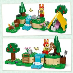 LEGO Animal Crossing - Bonny in Campeggio, con Coniglietto Giocattolo e Tenda da Costruire dalla Serie di Videogiochi, 77047