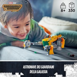 LEGO Marvel - Astronave di Baby Rocket, con Minifigure del Personaggio del Supereroe dei Guardiani della Galassia Volume 3, 7625