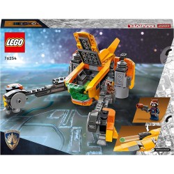LEGO Marvel - Astronave di Baby Rocket, con Minifigure del Personaggio del Supereroe dei Guardiani della Galassia Volume 3, 7625