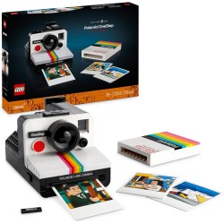 LEGO - Ideas Fotocamera Polaroid OneStep SX-70 Kit Vintage per Adulti, Oggetto da Collezione con Dettagli Autentici, 21345