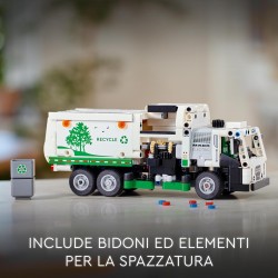 LEGO - Technic Camion della Spazzatura Mack LR Electric, Veicolo Giocattolo per la Raccolta dei Rifiuti, da 8 Anni in su, 42167