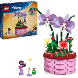 LEGO - Disney Vaso di Fiori di Isabela, da 9 Anni in su con Mini Bambolina, Cesto Apribile, Orchidee e Cactus da Costruire, dal 