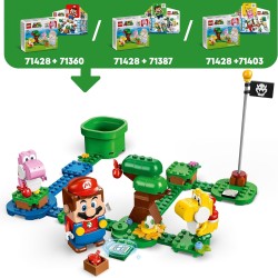LEGO - Super Mario Pack di Espansione Yoshi nella Foresta Fuovolosa, con 2 Personaggi, Regalo per Gamer, da Collezione da Abbina