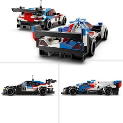 LEGO - Speed Champions Auto da Corsa BMW M4 GT3 e BMW M Hybrid V8, 2 Modellini da Costruire di Veicoli con 2 Minifigure, Regalo 