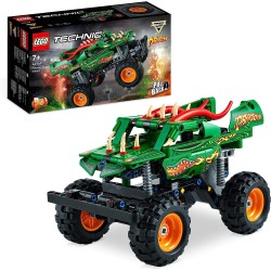 LEGO - Technic Monster Jam Dragon, Set Monster Truck 2 in 1 con Pull-Back, Auto Offroad e Macchina Giocattolo Buggy, 42149