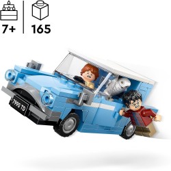 LEGO - Harry Potter Ford Anglia Volante, Modellino di Macchina Giocattolo da Costruire, Auto con Minifigure di Ron Weasley, Edvi
