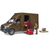 Bruder - Mercedes Sprinter UPS Con personaggio e transpallet 02678