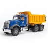 BRUDER 02815 - Autocarro MACK per granito con cassone ribaltabile, autocarro, trasportatore, veicolo da costruzione, cantiere