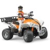BRUDER 63000 - Quad con conducente, figura giocattolo, veicolo, fuoristrada