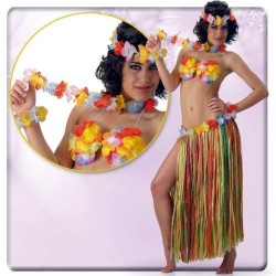 Carnival Toys - Collana Hawaii Fiori in Stoffa, modelli assortiti, 04669