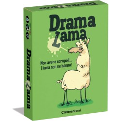 Clementoni - Drama Lama - Carte Da Gioco per Adulti e Bambini, Gioco Da Tavolo 10-99 Anni, 2-6 Giocatori, In Italiano, Made In I