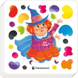 Clementoni - Strega Comanda Colore, Flashcards Colori, Carte da Gioco, 2-6 Giocatori, in Italiano, Made in Italy, 16819
