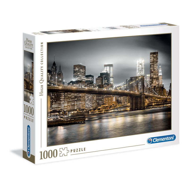 Clementoni - New York Skyline Puzzle, 100 Pezzi, Multicolore, 1000, 39366