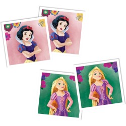 Clementoni - 18302 - Memo Disney Princess - Gioco Di Memoria E Associazione, Carte Da Accoppiare, Gioco Educativo Bambini 4 Anni