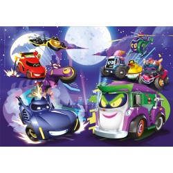 Clementoni - Batwheels Supercolor Puzzle-Batwheels-60 Maxi Pezzi Bambini 4 Anni, Puzzle Cartoni Animati, 26597
