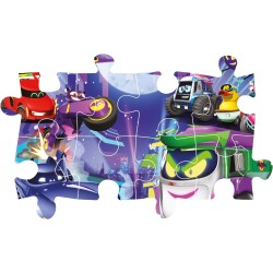 Clementoni - Batwheels Supercolor Puzzle-Batwheels-60 Maxi Pezzi Bambini 4 Anni, Puzzle Cartoni Animati, 26597