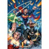 Clementoni - Dc Comics Supercolor Comics-300 Pezzi Bambini 9 Anni, Puzzle Supereroi, 21725