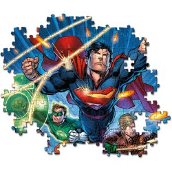 Clementoni - Dc Comics Supercolor Comics-300 Pezzi Bambini 9 Anni, Puzzle Supereroi, 21725