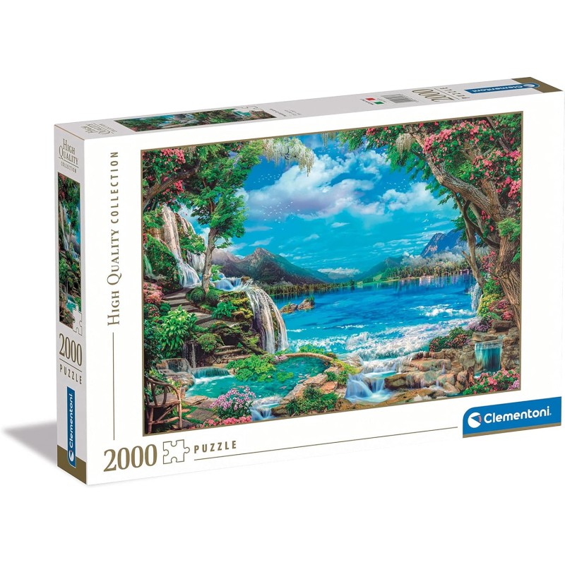 Clementoni - 32573 - High Quality Collection - Paradise On Earth - 2000 Pezzi - Puzzle Adulti, Made In Italy