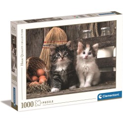 Clementoni -Gattini Does not apply Puzzle, 1000 Pezzi, Multicolore, 39340