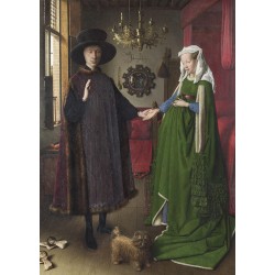 Clementoni - 39663 - Museum Collection - Van Eyck, The Arnolfini Portrait, Puzzle adulti 1000 pezzi, arte, puzzle quadri famosi,