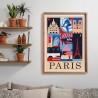 Clementoni - Style in The City Paris-1000 Pezzi, Puzzle CittÃ , Illustrazioni D Autore, Verticale, Divertimento per Adulti, 3984