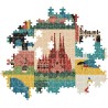 Clementoni - Style in The City Barcelona-1000 Pezzi, Puzzle CittÃ , Illustrazioni D Autore, Verticale, Divertimento per Adulti, 