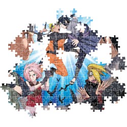 Clementoni - Naruto Shippuden Cube Shippuden-500 Pezzi, Orizzontale, Divertimento per Adulti, Puzzle Manga, Anime, 35517