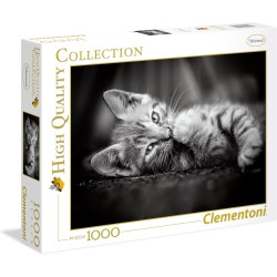 Clementoni - Collection-Kitty Cat Puzzle, 1000 Pezzi, Multicolore, 39422