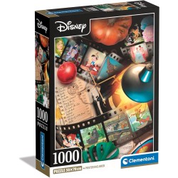 Clementoni - Collection-Disney Classic Movies-1000 Pezzi-Puzzle, Verticale, Divertimento Per Adulti, 39810