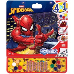 Giga Block - Spiderman Set Colori 4 in 1