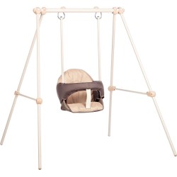 Smoby - Dolce Altalena Confort, 6 mesi, seggiolino imbottito sfoderabile, struttura in metallo, h 120 cm, indoor/outdoor