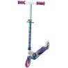 Smoby - Monopattino due ruote Frozen 2, 5 anni, manubrio regolabile, freno pedale, licenza ufficiale Frozen, pieghevole