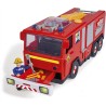 Simba - Sam il pompiere Camion Jupiter Pro, 3 anni, cm 31, con luci e suoni, scala girevole e pieghevole, personaggi di Sam e ca