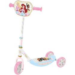 Smoby - Monopattino 3 ruote Disney Princess, 3 anni, licenza ufficiale Disney, pedana antiscivolo, ruote silenziose, manubrio re