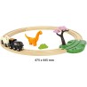 BRIO World - Set Circolare a tema Dinosauri, 36098