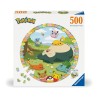 Ravensburger - Puzzle PokÃ©mon Fiore - Puzzle rotondo PokÃ©mon da 500 pezzi per adulti e bambini dai 12 anni in su