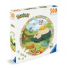 Ravensburger - Puzzle PokÃ©mon Fiore - Puzzle rotondo PokÃ©mon da 500 pezzi per adulti e bambini dai 12 anni in su