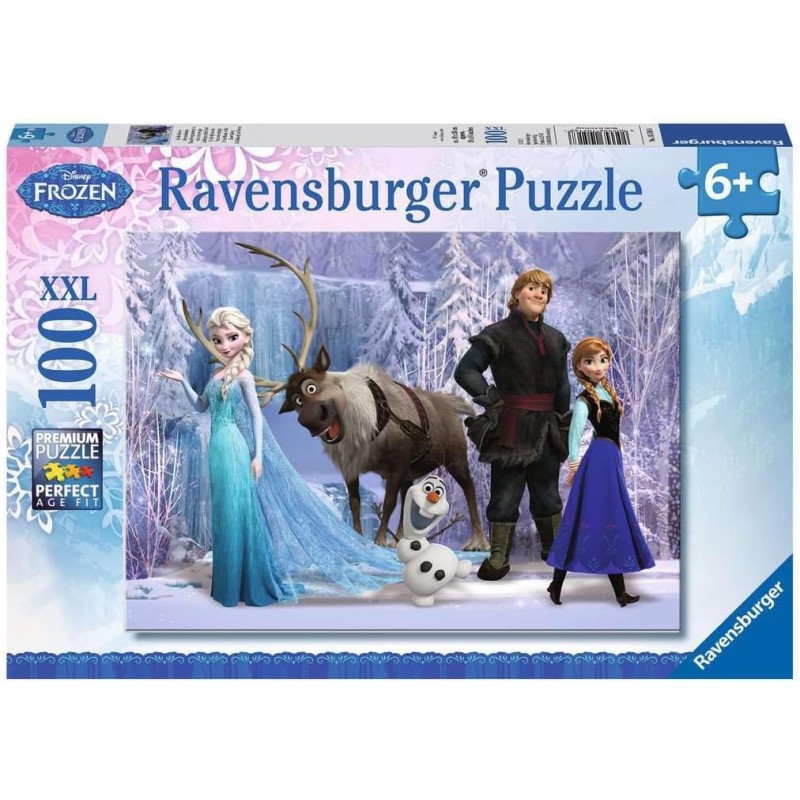 Ravensburger - Puzzle XXL Disney Frozen 2, Idea Regalo per Bambini 6+ Anni, Gioco Educativo e Stimolante, 100 Pezzi